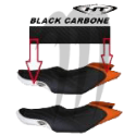 HYDRO-TURF. Housse de Selle GTS-130/ GTI-130/ GTR-215 (2011-2013) noir / noir carbone