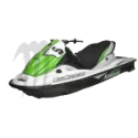 RIVA. Housse de selle STX12-F/ STX15-F noir / vert / blanc