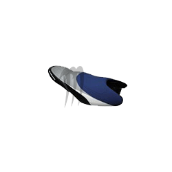 RIVA. Housse de selle Racing FX-140/ FX-160 noir / bleu / alu / blanc