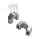KIT Handle Bar Clamps ( 2 pieces ) sylver .