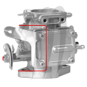 Support de câble d'accélérateur-Support de diaphragme Mikuni