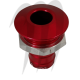 Sortie pompe de cale anodisé (rouge) usinée par Blowsion