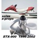 SOLAS . Hélice X-props 16 /23,  STS-900 / ZXI-900 / STX-900 ( remplacement hélice origine )