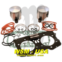 Kit pistons platinum Seadoo GTX / GSX / XP /RX (Standard 87.91mm)