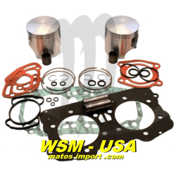 Kit pistons platinum Seadoo GTX / GSX / XP /RX (Cote +1mm)