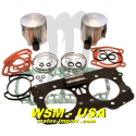 Kit pistons platinum Seadoo GTX / GSX / XP /RX (Cote +1mm)