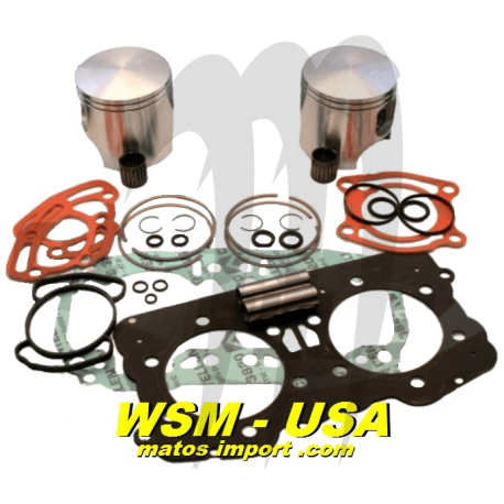 Kit pistons platinum Seadoo GTX DI / LRV DI /RX DI / XP DI (Cote +1mm)