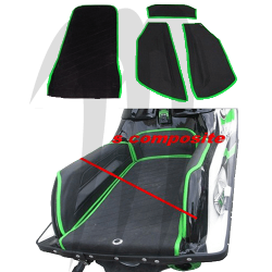 Kit Mat Lifter Bumps + Kick-tail,  SXR-800 ( Replacement  Origin mat black-green )