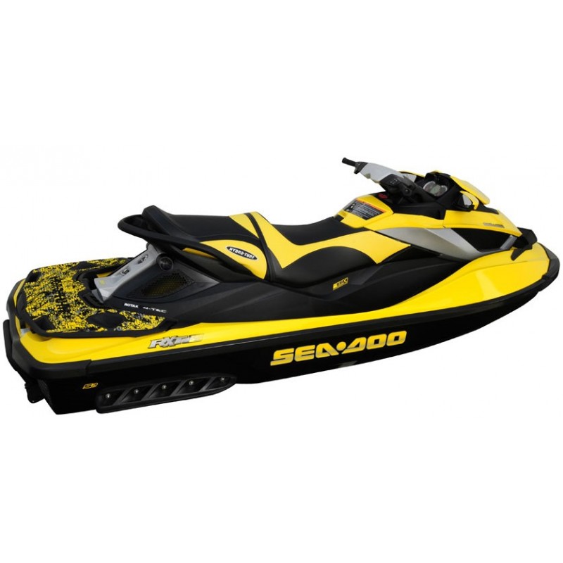 Seat Cover Gtx Is Rxt X 260 Rs As Black Carbon Yellow Seadoo - Hydro Turf Sea Doo Seat Covers