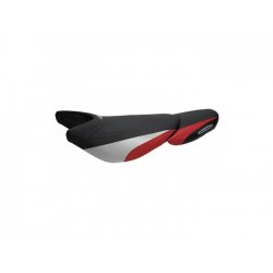 Housse de selle Ultra-250X /Ultra-260X noir /rouge carbone /alu