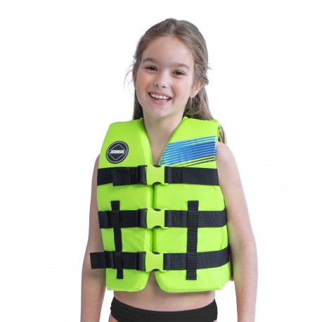 Nylon Vest Youth Lime Green