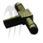 Raccord laiton primer essence T N°3 (1/4x1/4x1/4)