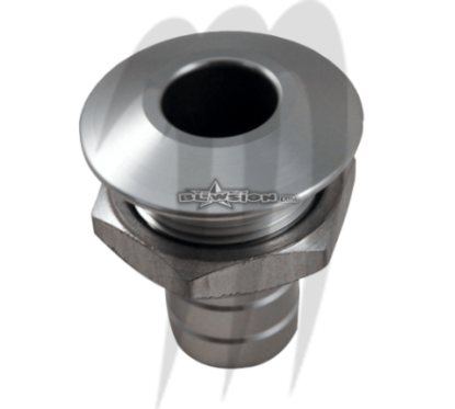 Photo Sortie pompe de cale anodisé (alu) usinée par Blowsion - Pièces Jet Ski, accessoires et entretiens - Matos import