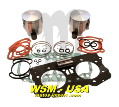 Photo Kit pistons platinum Seadoo GTX / GSX / XP /RX(Cote +0.50mm) - Pièces Jet Ski, accessoires et entretiens - Matos import