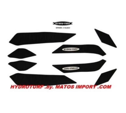 Photo Kit tapis Spark 2 places (2014-2019) Hydro Turf - Pièces Jet Ski, accessoires et entretiens - Matos import