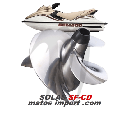 Photo Hélice Concord SD-CD-15/23 Seadoo XP/ SPX/ GSX/ GTX Solas - Pièces Jet Ski, accessoires et entretiens - Matos import