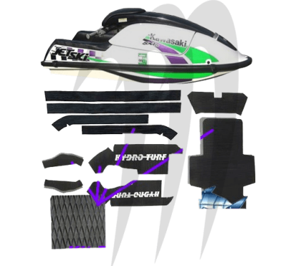 Photo Tapis Freestyle sans cale pieds 750SX/750 SXI Hydro-Turf - Pièces Jet Ski, accessoires et entretiens - Matos import