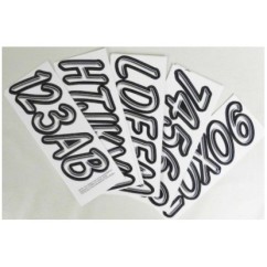 Photo Kit Immatriculation, BLANC ( 146 pieces ) Hardline Products - Pièces Jet Ski, accessoires et entretiens - Matos import