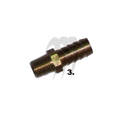 Photo Raccord laiton droit durite 1/2 - Pièces Jet Ski, accessoires et entretiens - Matos import