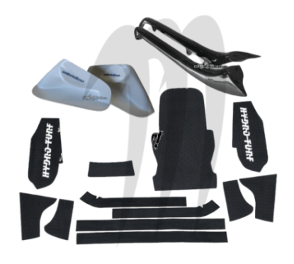 Photo HYDRO-TURF. Kit Tapis + Cales Kickers + Rail Caps 800 -SXR - Pièces Jet Ski, accessoires et entretiens - Matos import