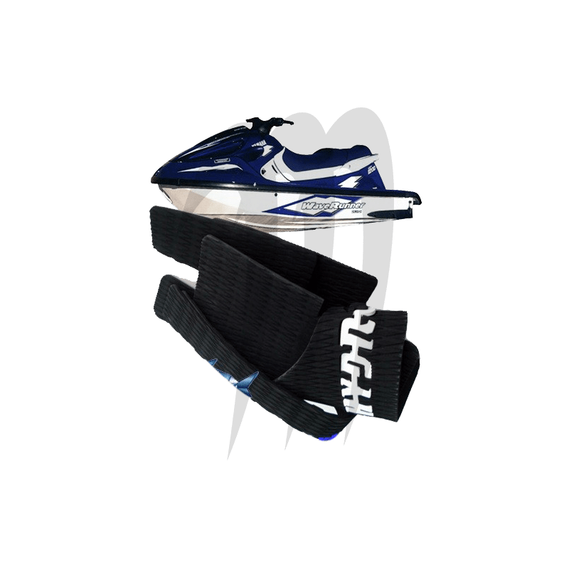 Mat Kit Complete Precut, GP1200 (1997-1999 ) / GP1200R ( 99 ), cut diamond black