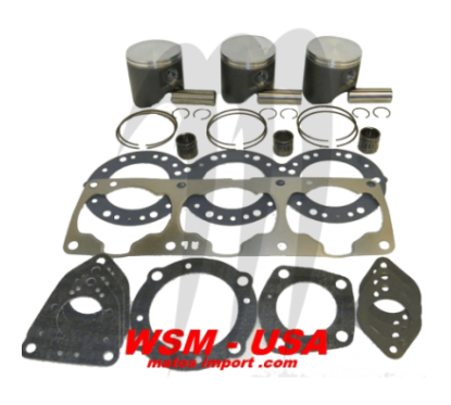 Photo Kit pistons platinum Kawasaki STX / ZXI (Cote +0.75mm) - Pièces Jet Ski, accessoires et entretiens - Matos import