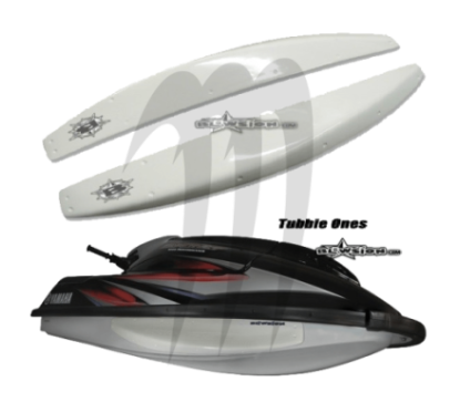 Photo Tubbie I sponsons Super-Jet 1990-2015 (gelcoat blanc) Blowsion - Pièces Jet Ski, accessoires et entretiens - Matos import