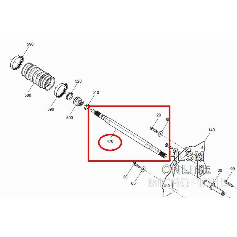 BRP. Arbre de transmission, SPARK BRP. Arbre de transmission, SPARK