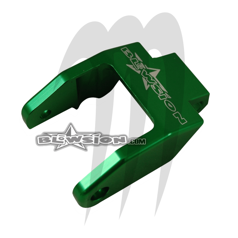 Hood Latch- Billet , green