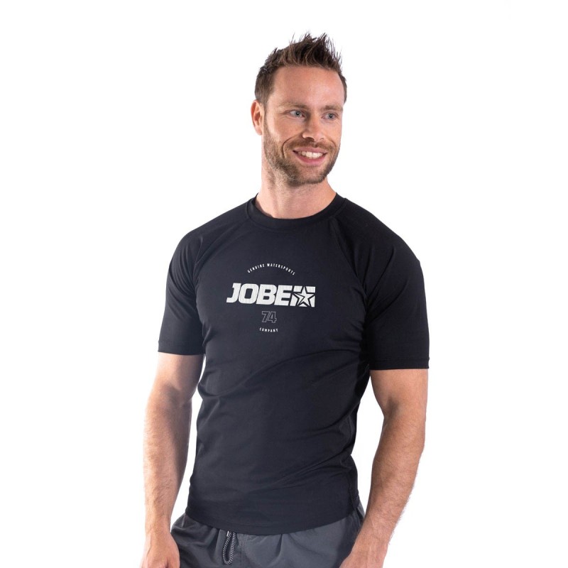 Rash Guard Shortsleeve Men Black Rash Guard Shortsleeve Men Black