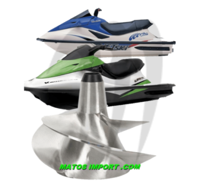 Photo Hélice Racing Dynafly Kawasaki Ultra-150/ Ultra-130 Solas - Pièces Jet Ski, accessoires et entretiens - Matos import