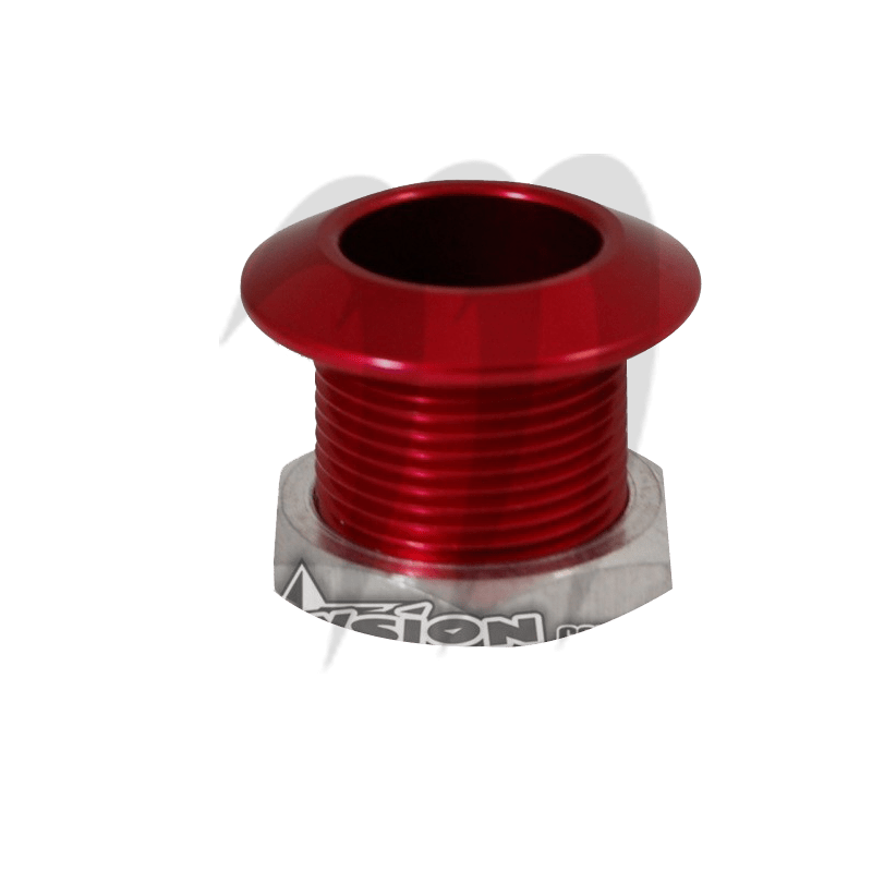 Boulon de remorquage en aluminium (rouge) usiné par Blowsion Boulon de remorquage en aluminium (rouge) usiné par Blowsion