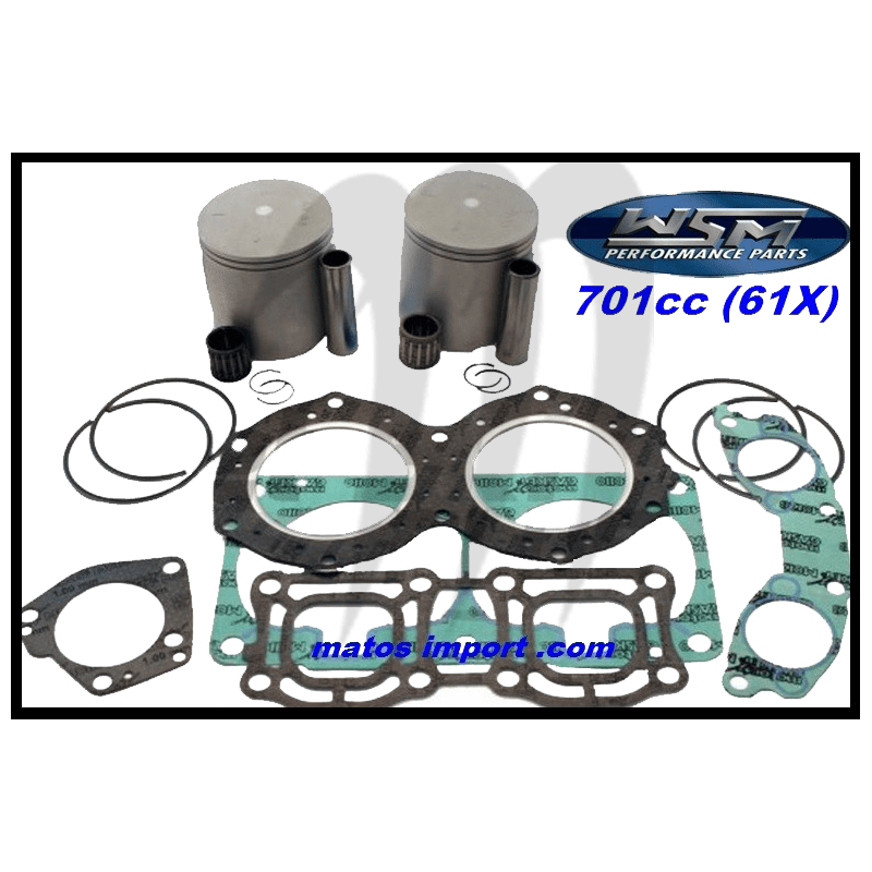 Kit Pistons Platinum Yamaha 701 61X (cote +1mm) WSM-USA Kit Pistons Platinum Yamaha 701 61X (cote +1mm) WSM-USA