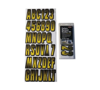 registration kit CARBON yellow ( 146 pieces ) - Matos import