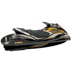 HYDRO TURF Housse de selle FX 140 (02 03) FX 160 (05 08) noir blanc