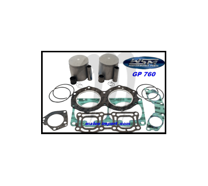 Kit pistons platinum Yamaha XL 760 GP 760 WAVE RAIDER WAVE RUNNER