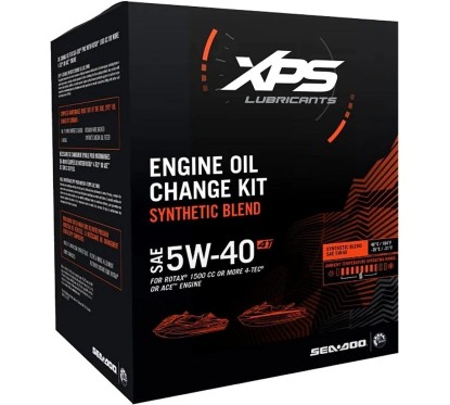 KIT VIDANGE SEA-DOO ENS. CHANG. HUILE 5W40 4T 1500CC + 1630CC