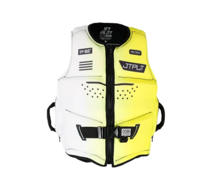 GILET UNISEXE JETPILOT RX VAULT PROTECH JAUNE ET BLANC