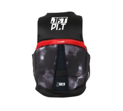 GILET UNISEXE JETPILOT 3SXTY HYPERFLEX NOIR/ROUGE