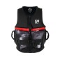 GILET UNISEXE JETPILOT 3SXTY HYPERFLEX NOIR/ROUGE