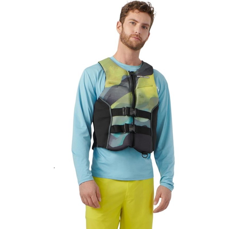 GILET DE SAUVETAGE SEA-DOO AIRFLOW SUNSET EDITION UNISEXE JAUNE