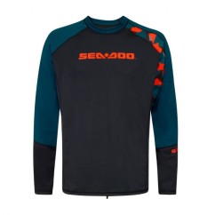 MAILLOT DERMOPROTECTEUR À MANCHES LONGUES SEA-DOO CATCHING WAVES HOMME BLEU