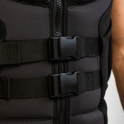 GILET DE SAUVETAGE NÉOPRÈNE PREMIUM JOBE HOMME NOIR