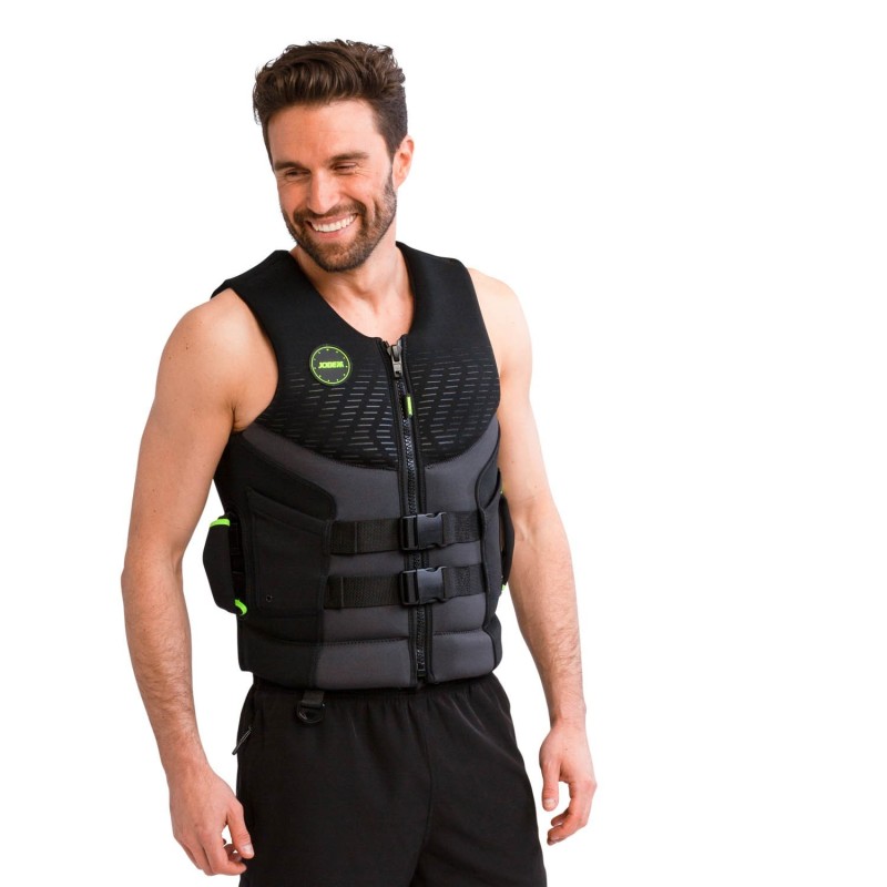 GILET DE SAUVETAGE NÉOPRÈNE PREMIUM JOBE HOMME NOIR