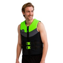 GILET DE SAUVETAGE NÉOPRÈNE JOBE HOMME VERT CITRON