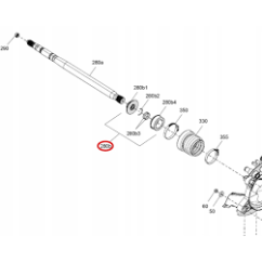 Kit Bague Rotative GTX 130 2025 Sea-Doo 295501243