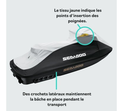 Bâche Seadoo pour motomarine GTX S & GTX Limited S 2012-2017